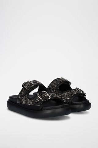 Mules plateformes - Noir