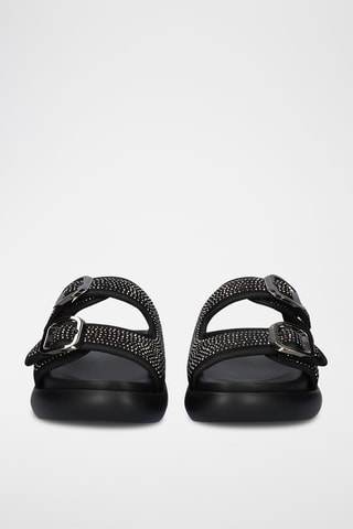Mules plateformes - Noir