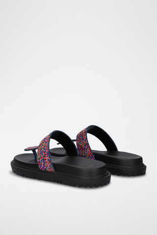 Sandales plateformes - Multicolore