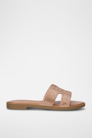 Mules - Doré rose