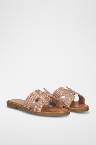 Mules - Doré rose