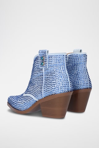 Bottines en cuir Sanse - Bleu