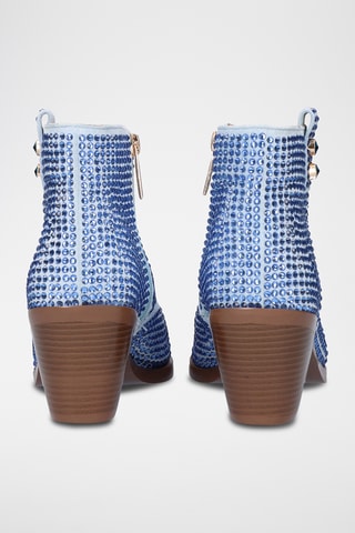 Bottines en cuir Sanse - Bleu