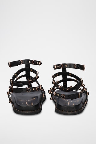 Sandales en cuir - Noir