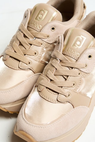 Baskets en cuir Maxi Wonder 91 - Beige
