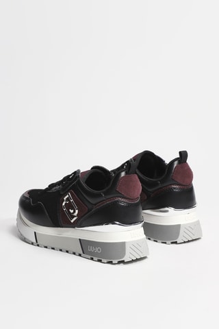 Baskets plateformes en cuir Maxi Wonder 01 - Noir