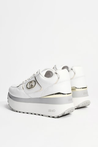 Baskets en cuir Maxi Wonder Plus 01 - Blanc