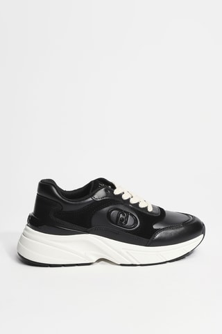 Baskets en cuir Lj01 01 - Noir