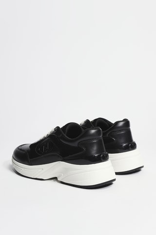 Baskets en cuir Lj01 01 - Noir