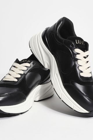 Baskets en cuir Lj01 01 - Noir
