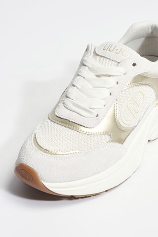 Baskets en cuir Lj01 01 - Blanc