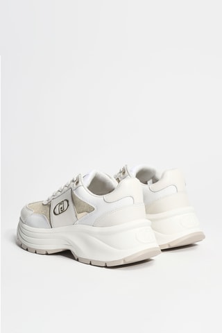 Baskets en cuir Eva 02 - Blanc