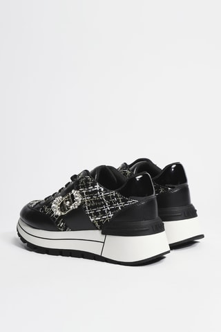 Baskets plateformes en cuir Amazing 41 - Noir