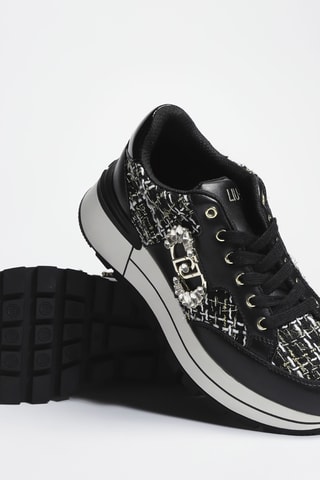 Baskets plateformes en cuir Amazing 41 - Noir