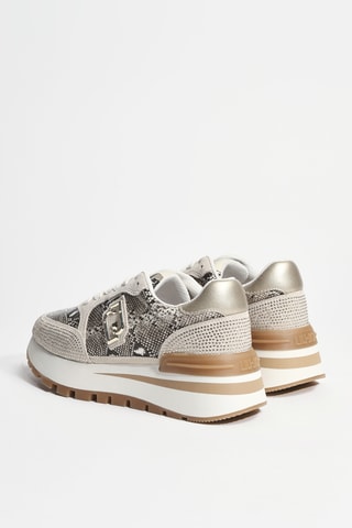 Baskets cuir Amazing 25 - Beige