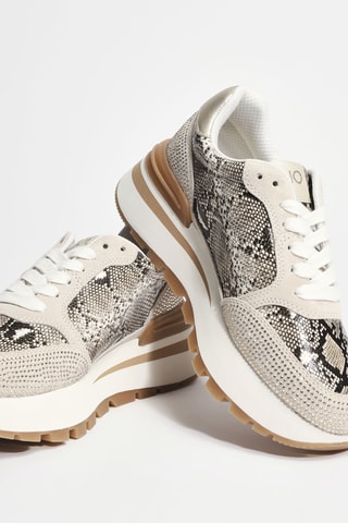 Baskets cuir Amazing 25 - Beige