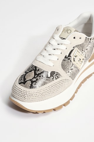 Baskets cuir Amazing 25 - Beige