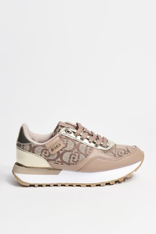 Baskets plateformes en cuir Evelyn 915 - Rose