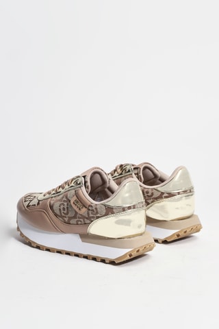 Baskets plateformes en cuir Evelyn 915 - Rose