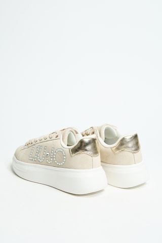 Baskets en cuir Babol 01 - Beige