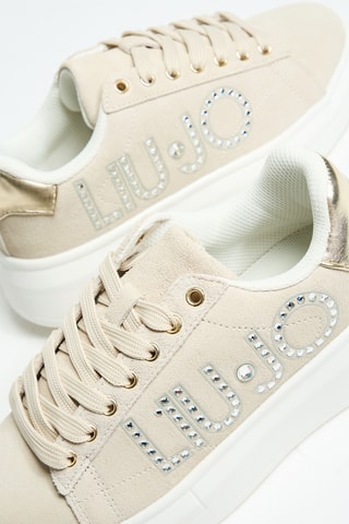 Baskets en cuir Babol 01 - Beige
