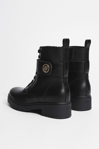 Bottines en cuir New Nancy Eco 2 - Noir
