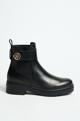 Bottines en cuir New Nancy Eco 2 - Noir