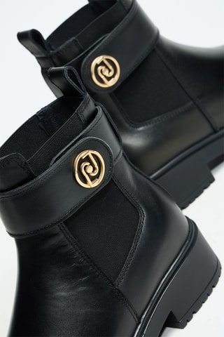 Bottines en cuir New Nancy Eco 2 - Noir