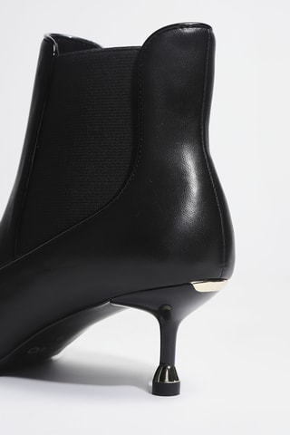 Bottines en cuir Deva 02 - Noir