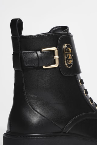 Bottines en cuir London 03 - Noir