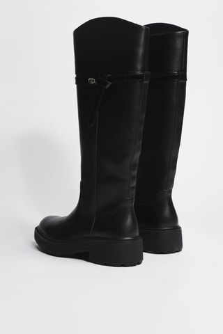 Bottes en cuir London 04 - Noir