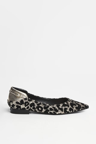 Ballerines en cuir Vivien 01 - Noir