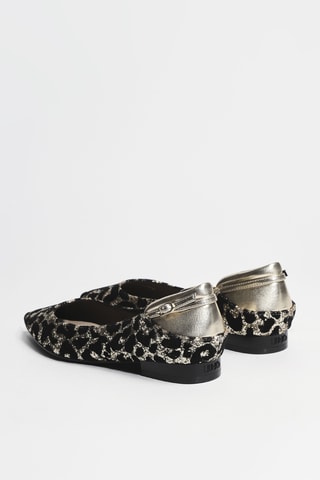 Ballerines en cuir Vivien 01 - Noir