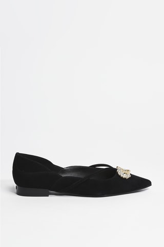 Ballerines en cuir Vivien 03 - Noir