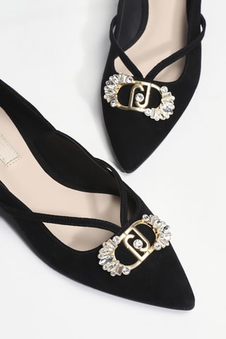 Ballerines en cuir Vivien 03 - Noir