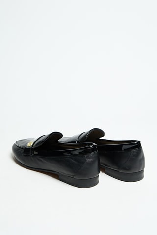 Mocassins en cuir Emel 05 - Noir