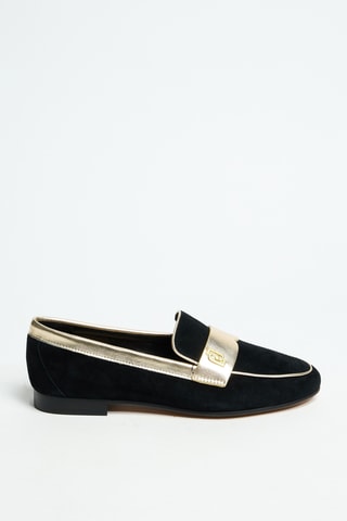 Mocassins en cuir Emel 05 - Noir