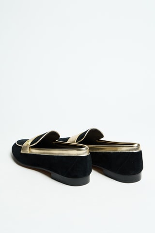 Mocassins en cuir Emel 05 - Noir