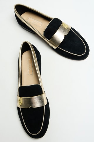 Mocassins en cuir Emel 05 - Noir