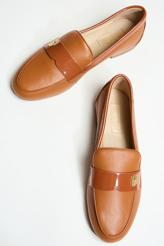 Mocassins en cuir verniEmel 05 - Marron