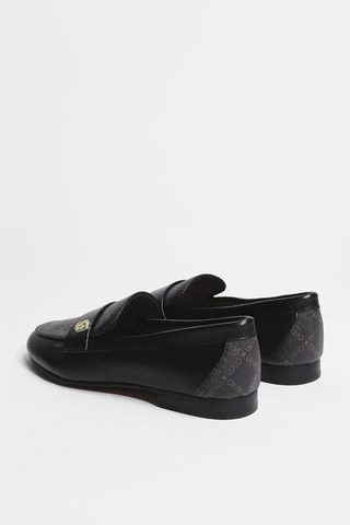 Mocassins en cuir Emel 05 - Noir