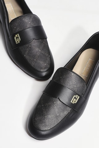 Mocassins en cuir Emel 05 - Noir