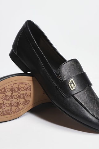 Mocassins en cuir Emel 05 - Noir