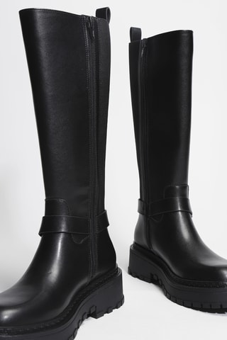 Bottes en cuir Rumi 39 - Noir