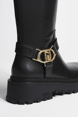 Bottes en cuir Rumi 39 - Noir