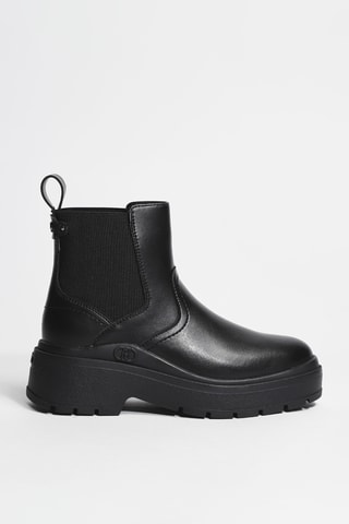 Bottines en cuir Andrea 01 - Noir