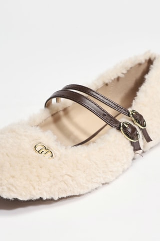 Babies en cuir Brigitte 06 - Beige