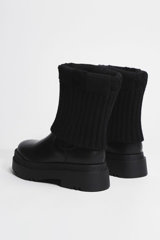 Bottines en cuir Love 65 - Noir