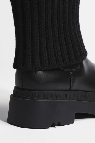 Bottines en cuir Love 65 - Noir