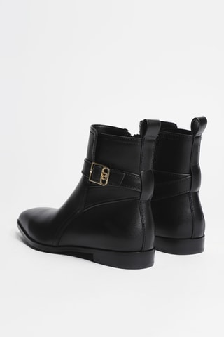 Bottines en cuir Liz 01 - Noir